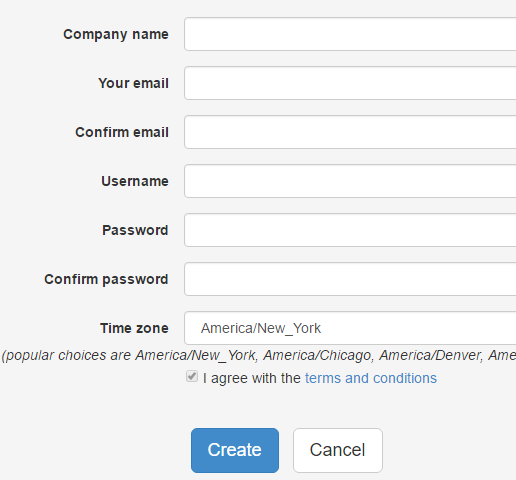 screens shots opentimeclock com web based free online time clock employee time card