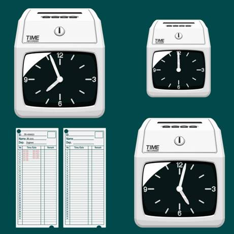 Time clock devices and paper timesheets comparison