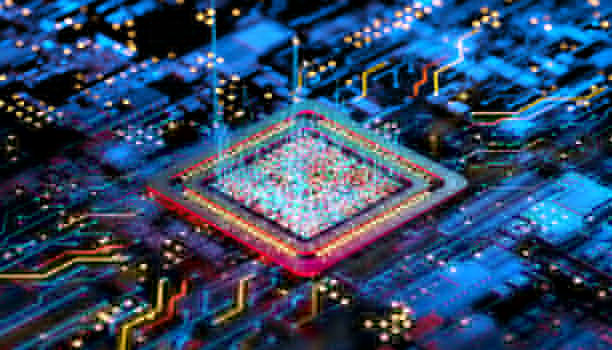 Circuit board representing GPS technology