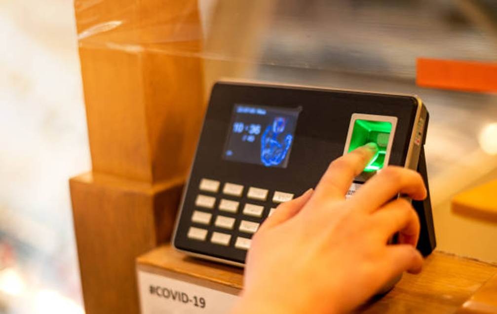 Automated healthcare attendance tracking with biometric time clock