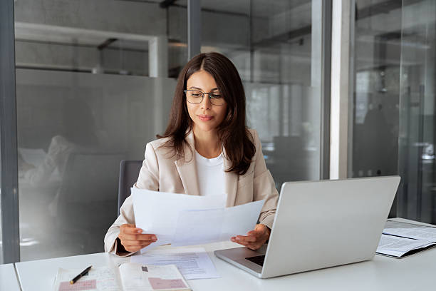 HR professional reviewing policy compliance
