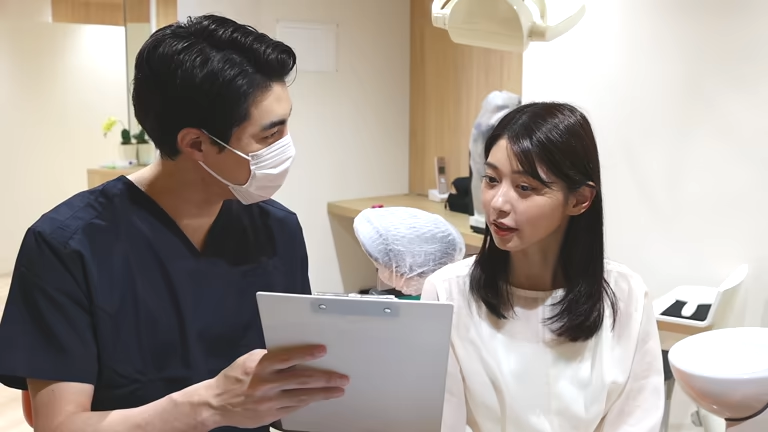 Dental professionals discussing clinical safety