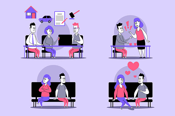 Illustrations of different work shift scenarios