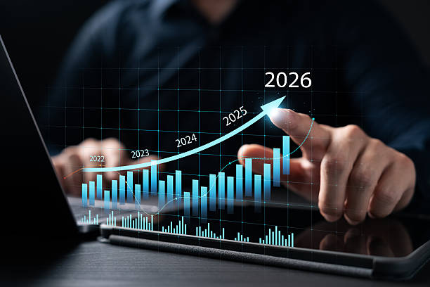 Business growth graph showing 2026