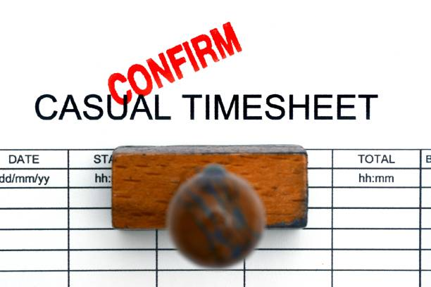 Confirm Casual Timesheet Stamp