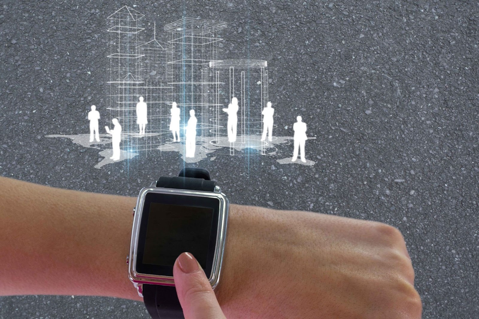 AR Smartwatch Interface