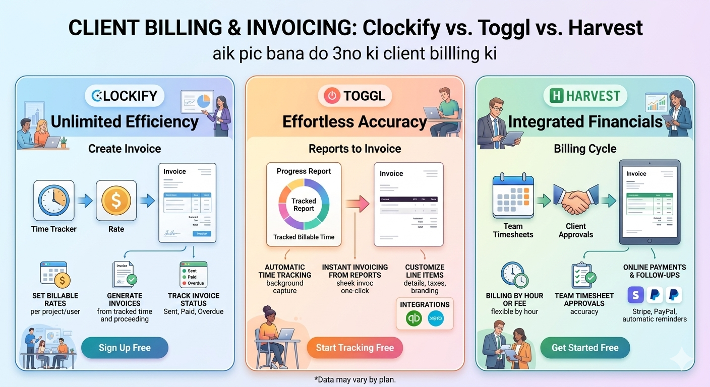 Client Billing and Invoicing Comparison
