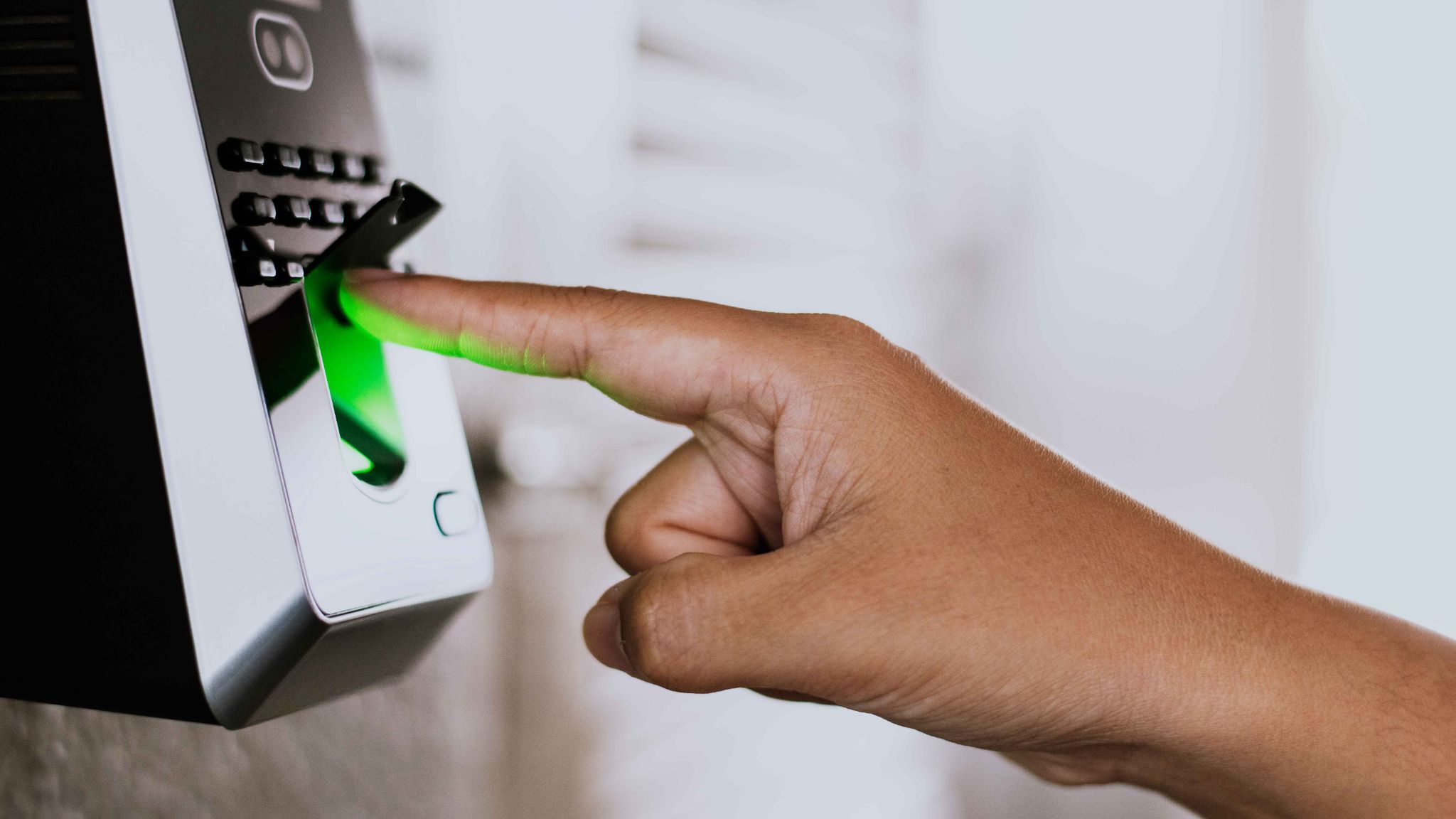 Contactless attendance system with fingerprint scanner