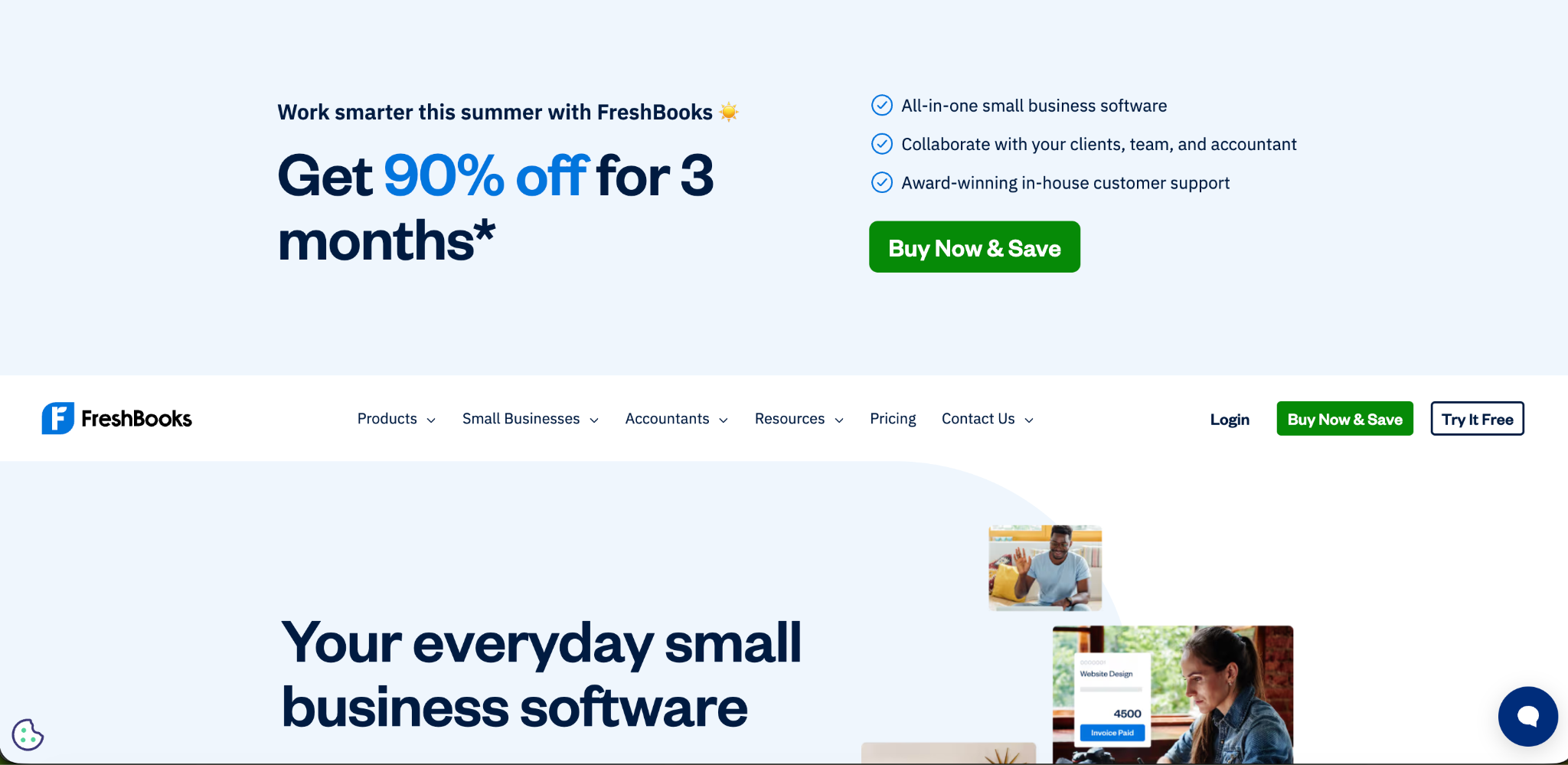 FreshBooks Small Business Software
