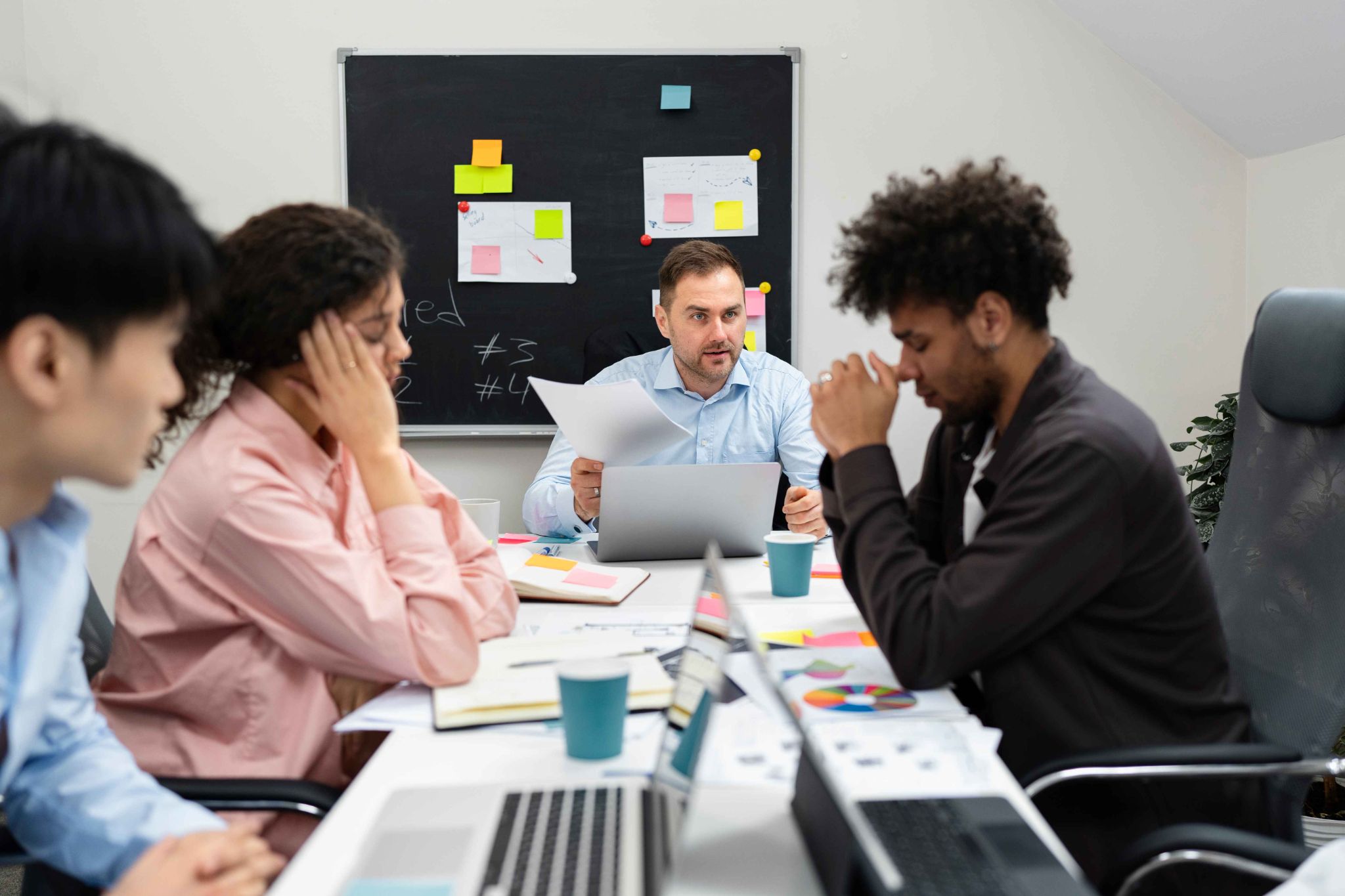Team reviewing clear records to resolve disputes quickly