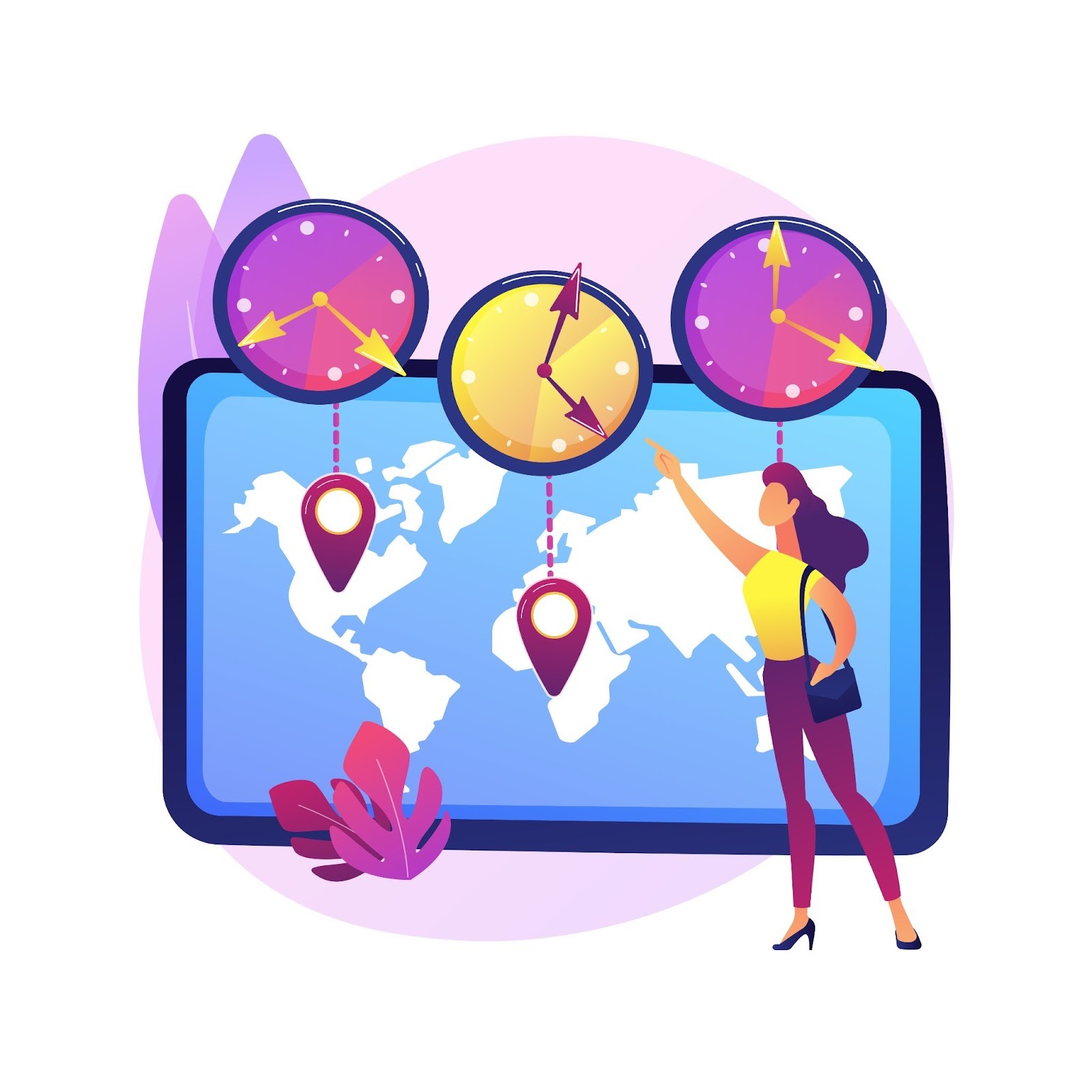 Global time tracking and employee management