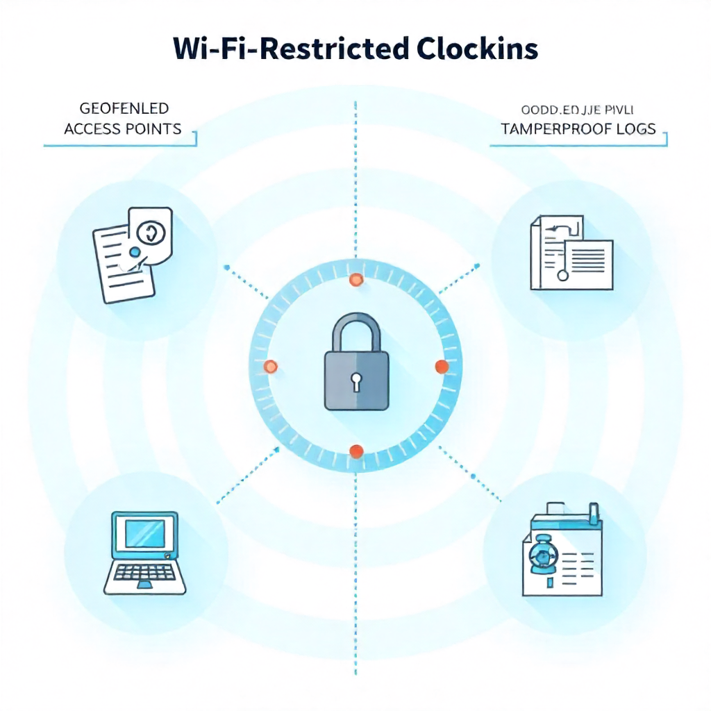 Wi-Fi-Restricted Clockins Diagram