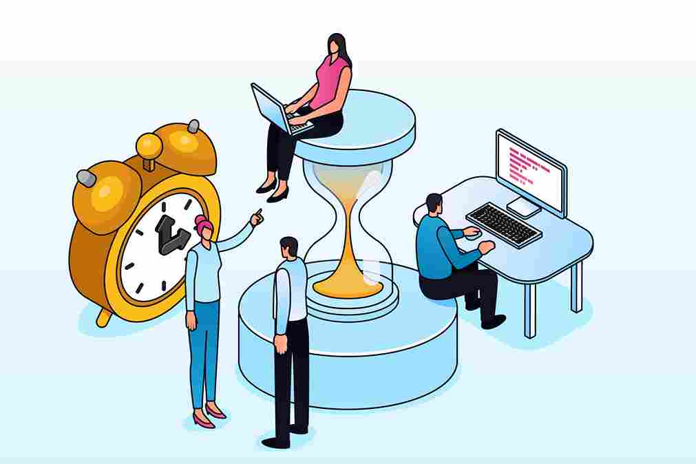 Illustration of time management
