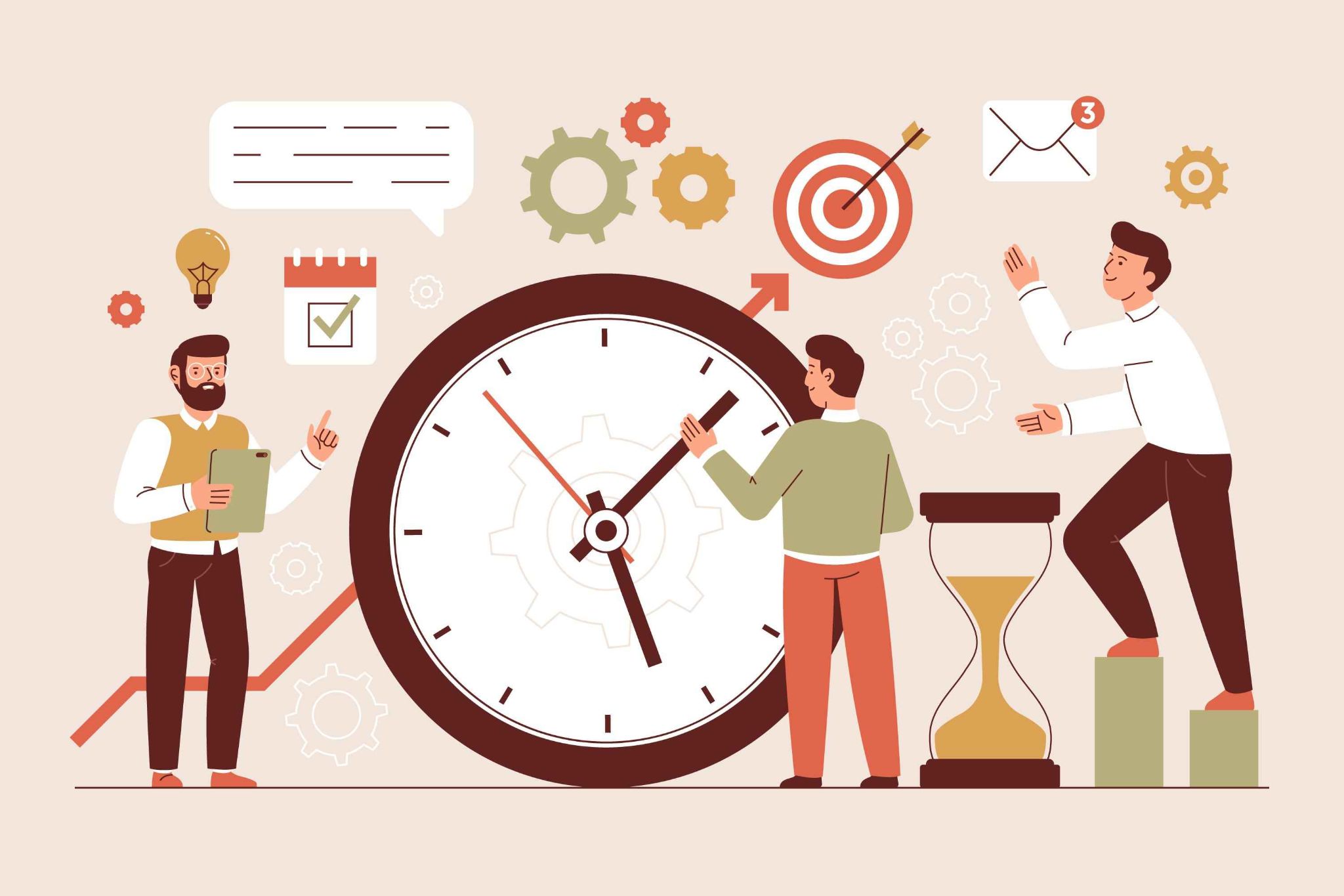Communicate and practice the new time clock system