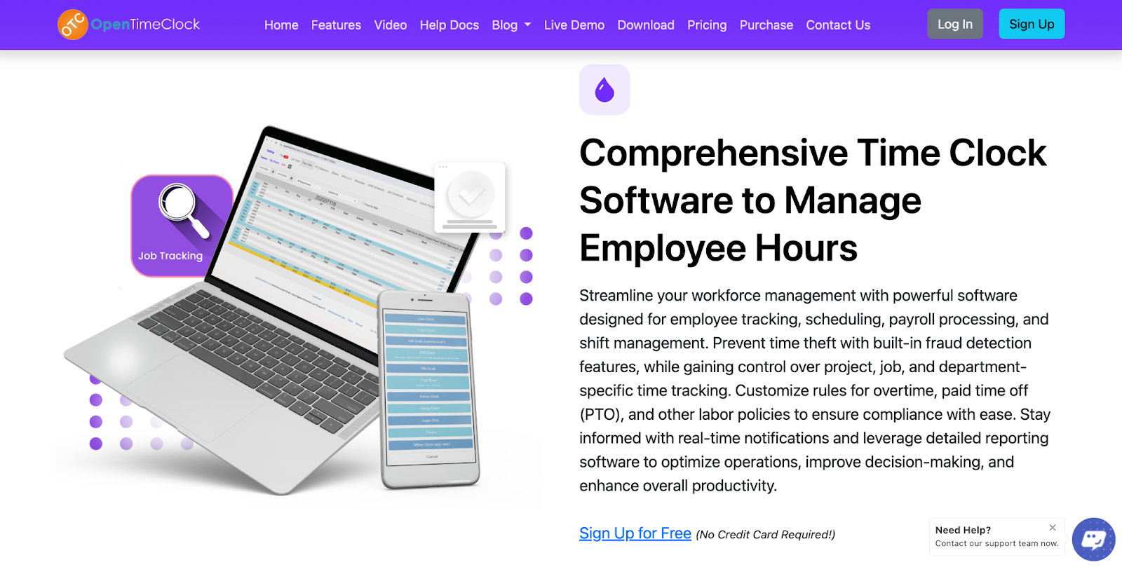 Comprehensive Time Clock Software