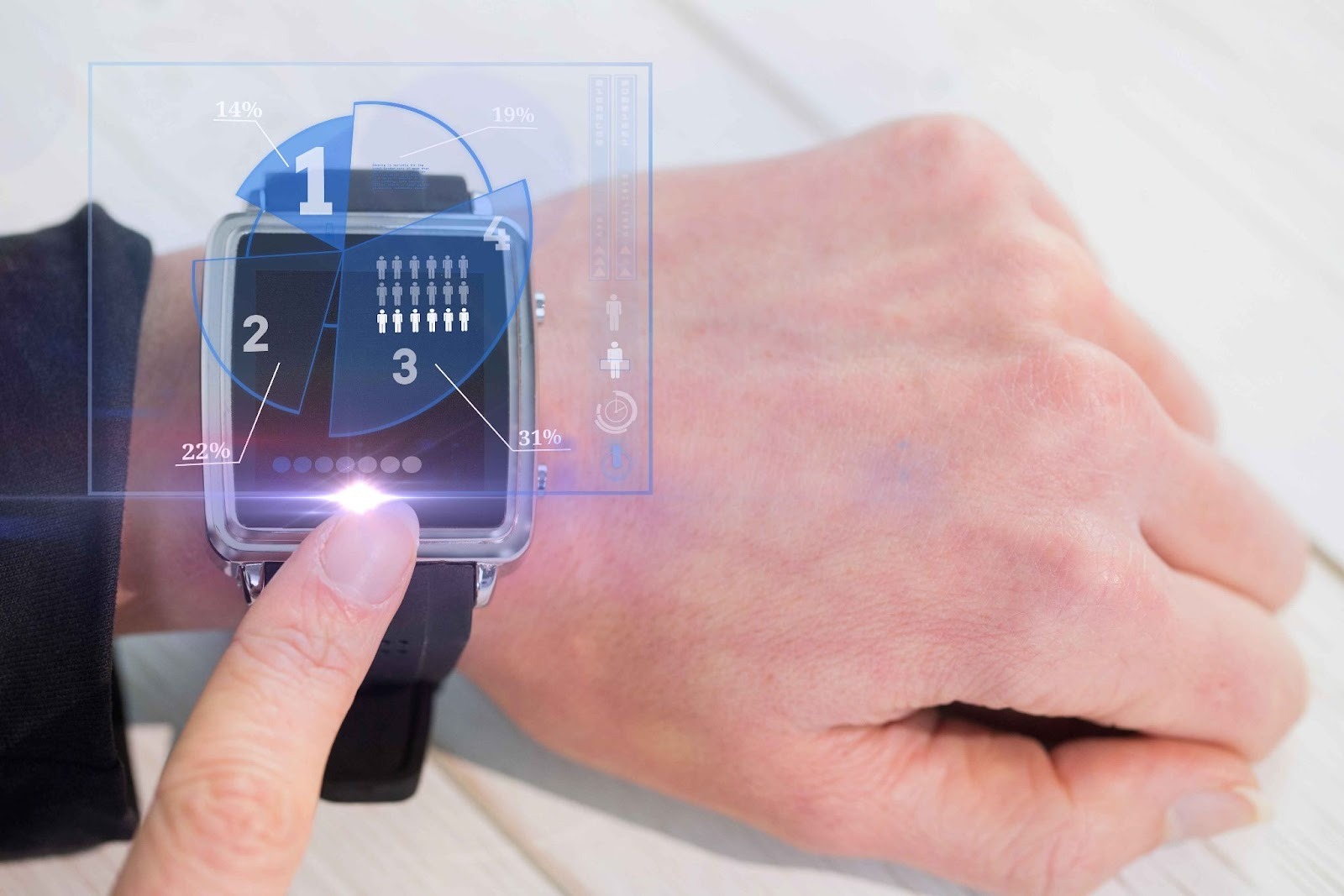 RFID Smartwatch Scanning Concept