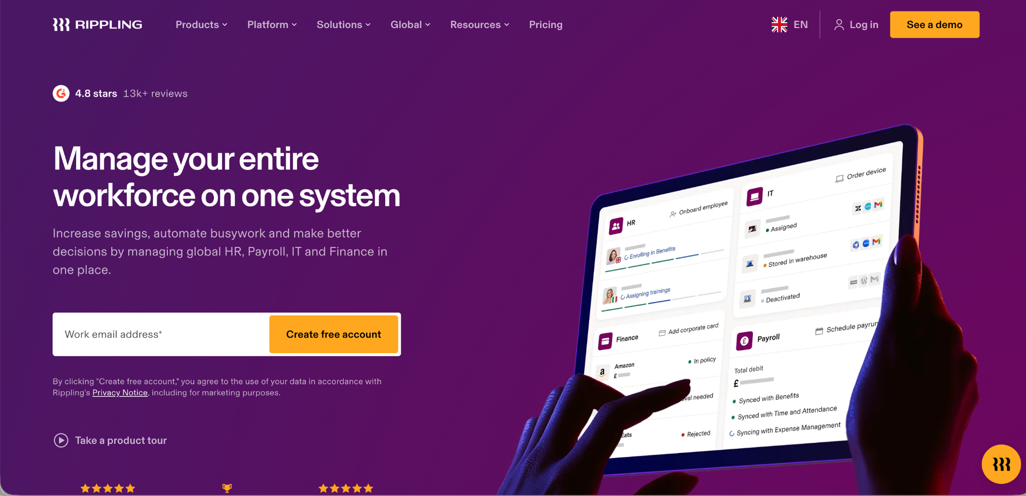 Rippling Dashboard