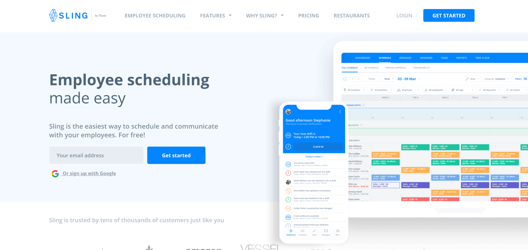 Sling Homepage