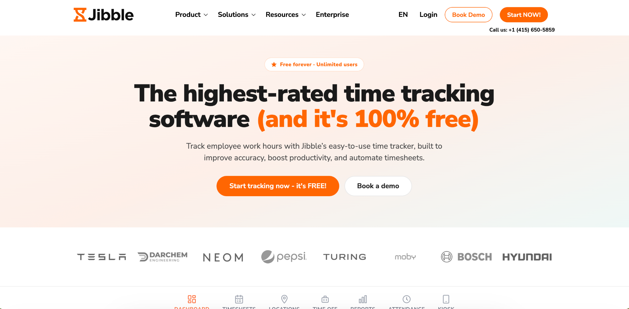 Jibble Software Interface