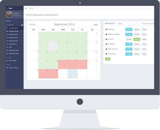 Calendar and scheduling interface screenshot