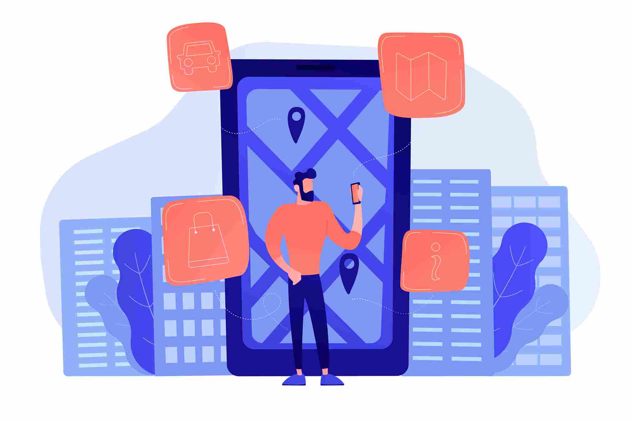 Illustration of mobile verification tools