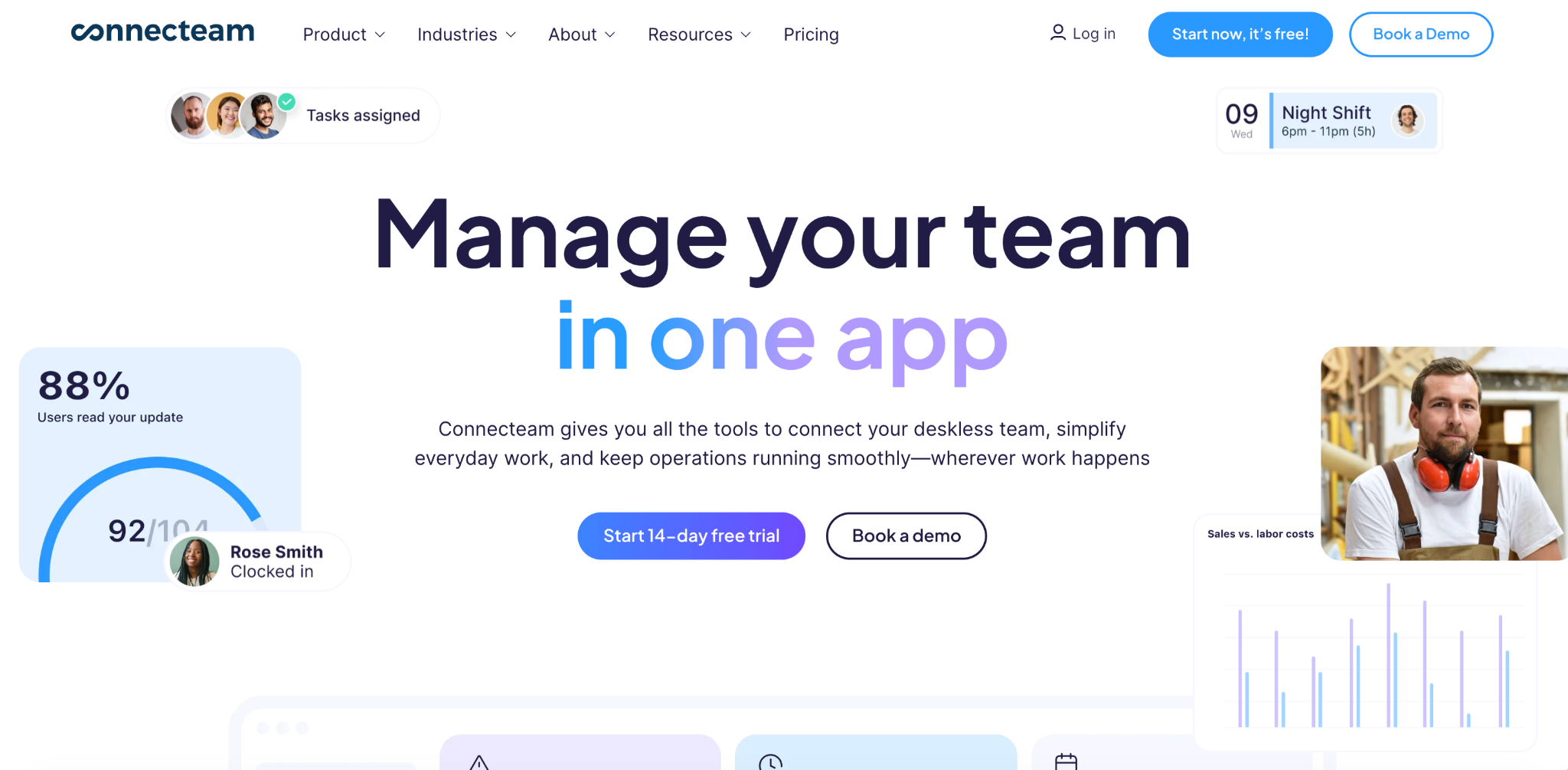Connecteam Software Screenshot