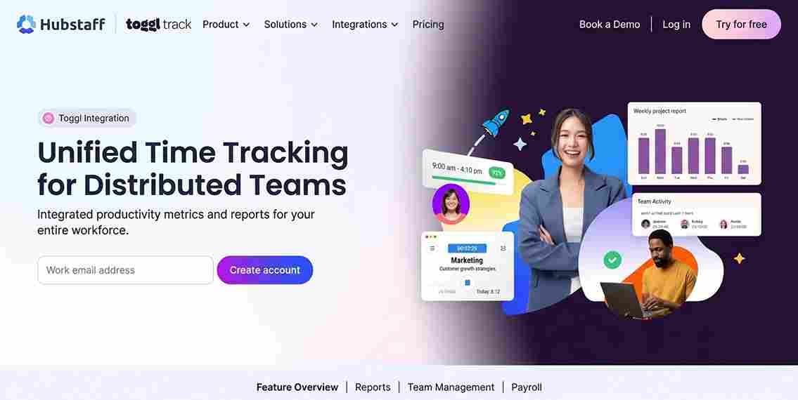 Unified time tracking for distributed teams and growing freelance operations